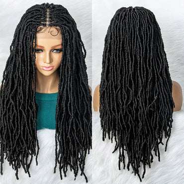 Synthetic Lace Front Wig Braided Wigs Braid African With Baby Hair Braided Lace Front Dreadlocks Wigs