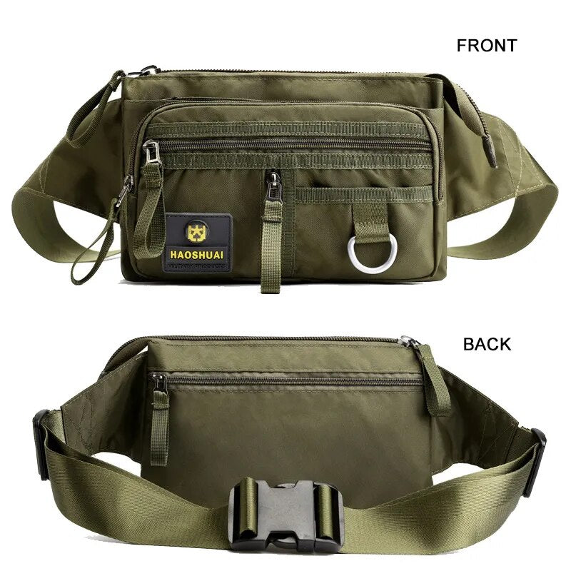 Anti-theft Money Pocket Phone Chest Bag Waterproof Zipper Nylon Men Waist Belt Bags Shoulder Pack Women Bum Bag Fanny Packs Male