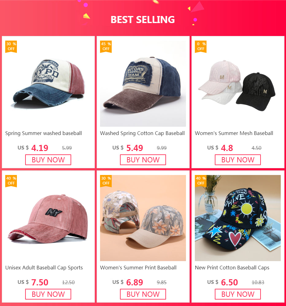 Spring Summer washed baseball caps for men women 2019 new letter printed casual adjustable snapback caps wholesale dropshiping