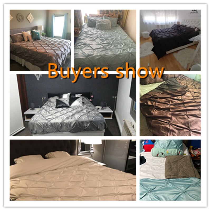 Silk Bedding Set Luxury Duvet Cover Sets Bedspreads Bed Set Red King Double Bed Comforters No Sheet