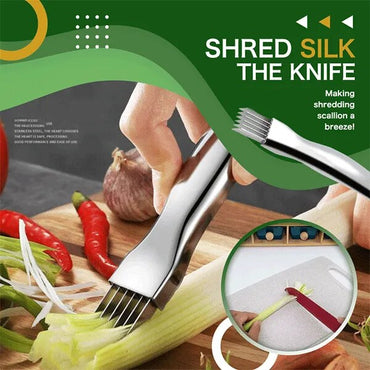 Shred Silk The Knife Multifunction Manual Food Chopper Stainless Steel Onion Cutter Graters Vegetable Garlic Cutter Kitchen Tool