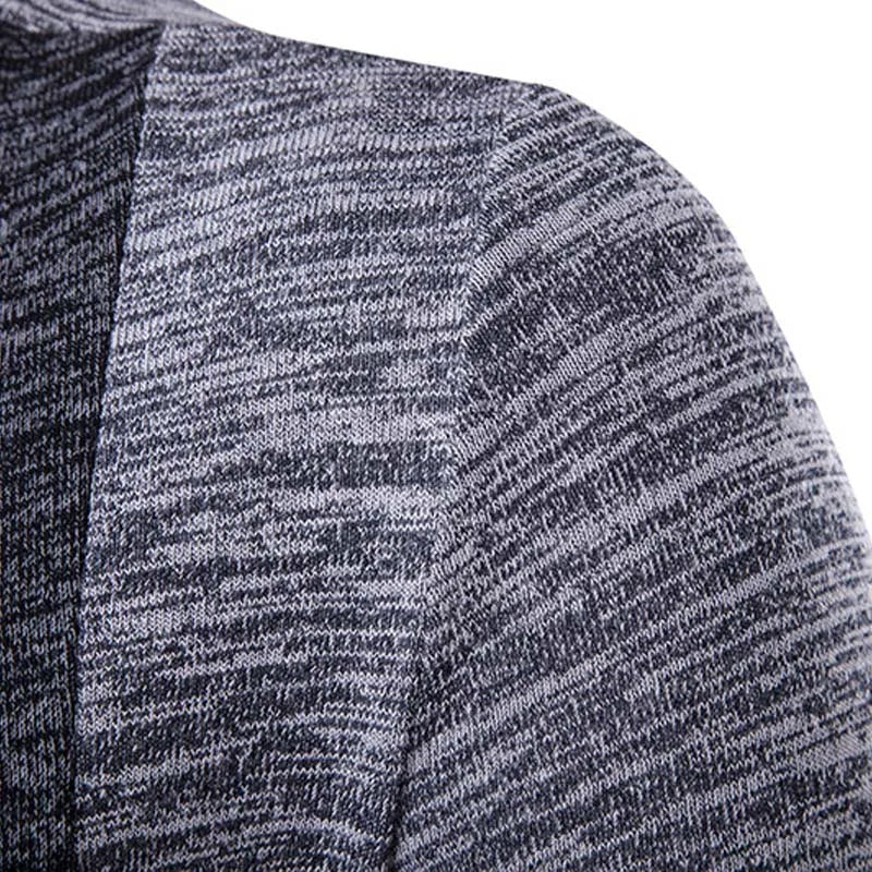 Spring Autumn Sweater Men Long Sleeve Patchwork Thin Knitted Cardigan Men High Quality Casual Men Sweaters Slim Knitwear Coat