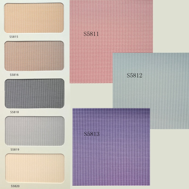 100%Polyester Translucent Customerized Size Zebra Blinds In White Colors Window Shade Curtains For Living Room