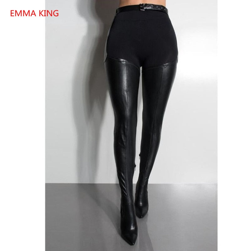 Fashion Winter Boots Women Belted Thigh High Waist Over The Knee Boots Women Sexy Leather Popular trendy Thigh High Long Boots