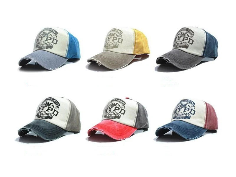 Spring Summer washed baseball caps for men women 2019 new letter printed casual adjustable snapback caps wholesale dropshiping