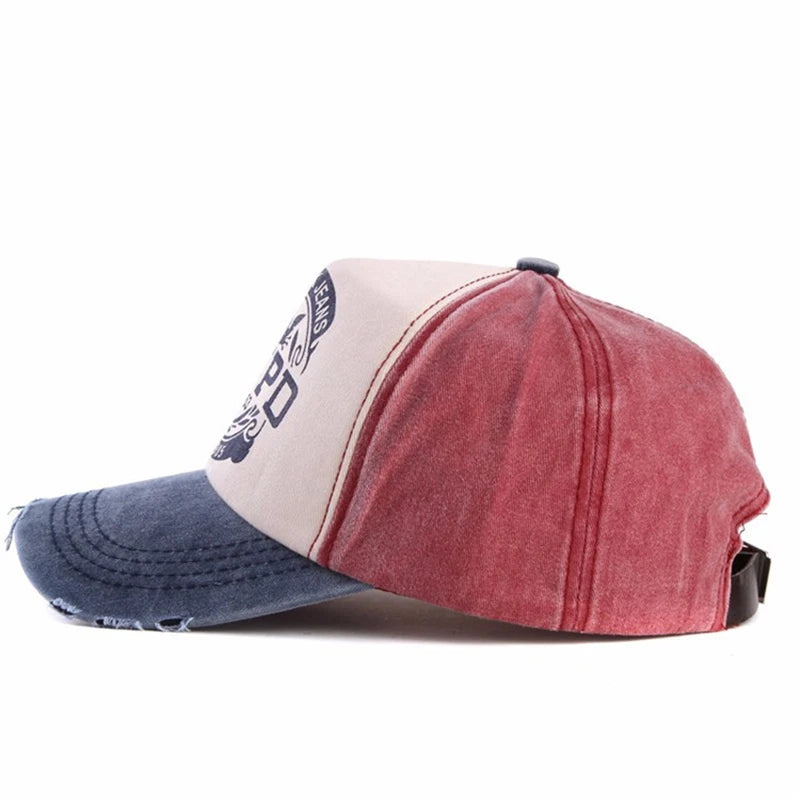 Spring Summer washed baseball caps for men women 2019 new letter printed casual adjustable snapback caps wholesale dropshiping
