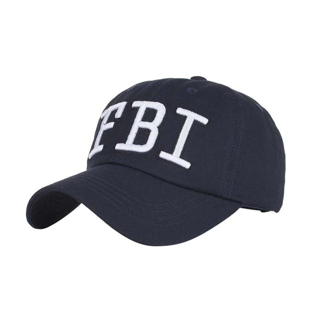 1pc Men Hat & Cap FBI Fashion Leisure Embroidery CAPS Unisex Baseball Caps