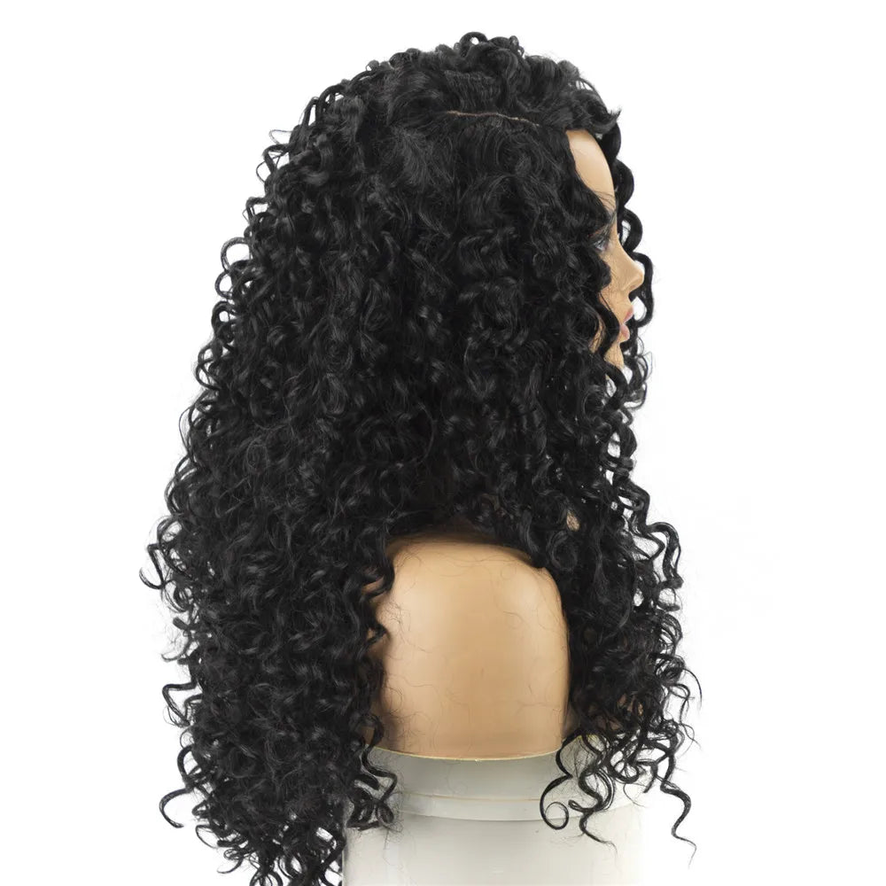 Long Curly Wig For Women High Temperature Hair Synthetic Wigs for Black Women Natural Wigs Women Cosplay Wig Female