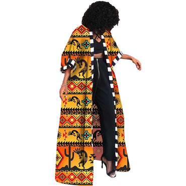 Africa Clothes for Women Dashiki Autumn Winter African Women Printing Long Shirt Cardigan Coat Dress African Dresses Women