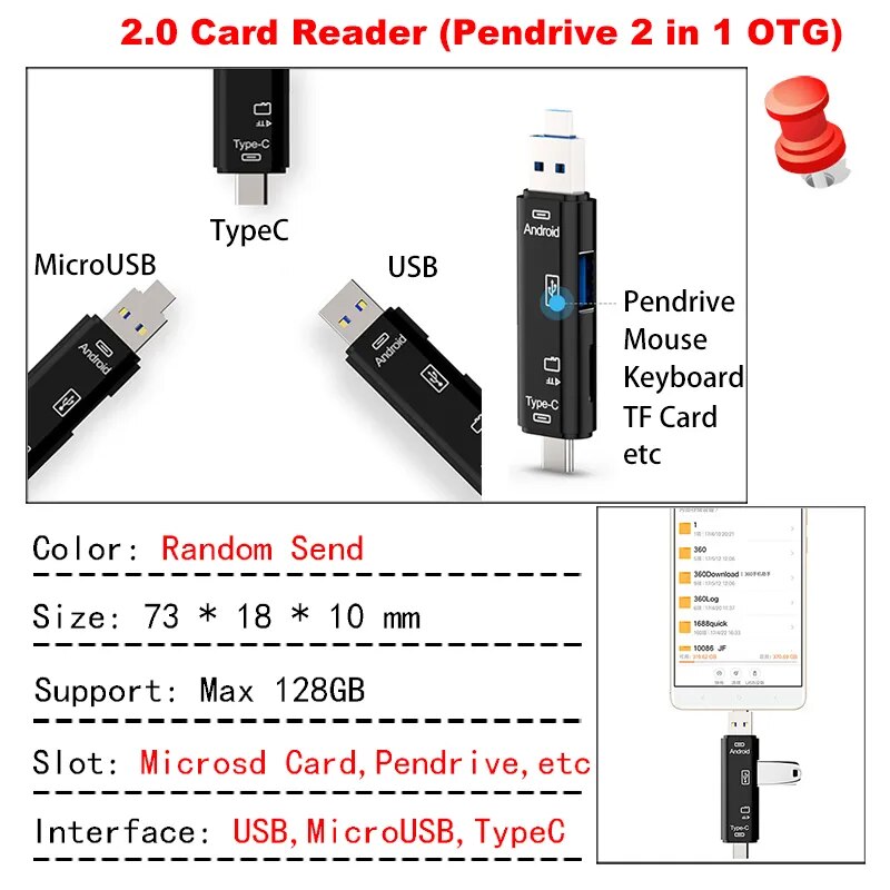 Sandisk Type C OTG USB Flash Drive 128 GB Pendrive 128gb 64gb 32gb 256gb 16gb Pen Drive 3.1 USB Stick Disk on Key Memory
