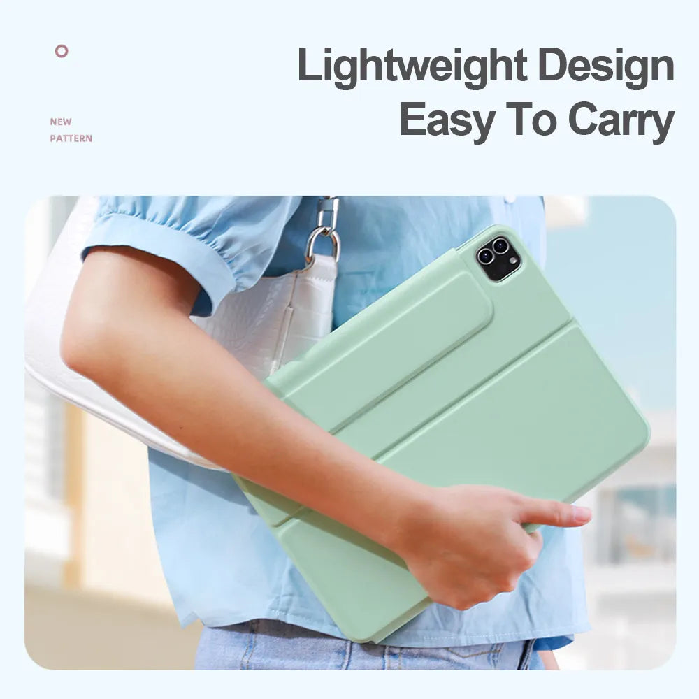 For iPad Pro 11 Case 2021 for iPad Pro 12.9 2020 Air 4 5th 10.9 2022 Magnetic Slim With Bluetooth Touchpad Keyboard Mouse Case