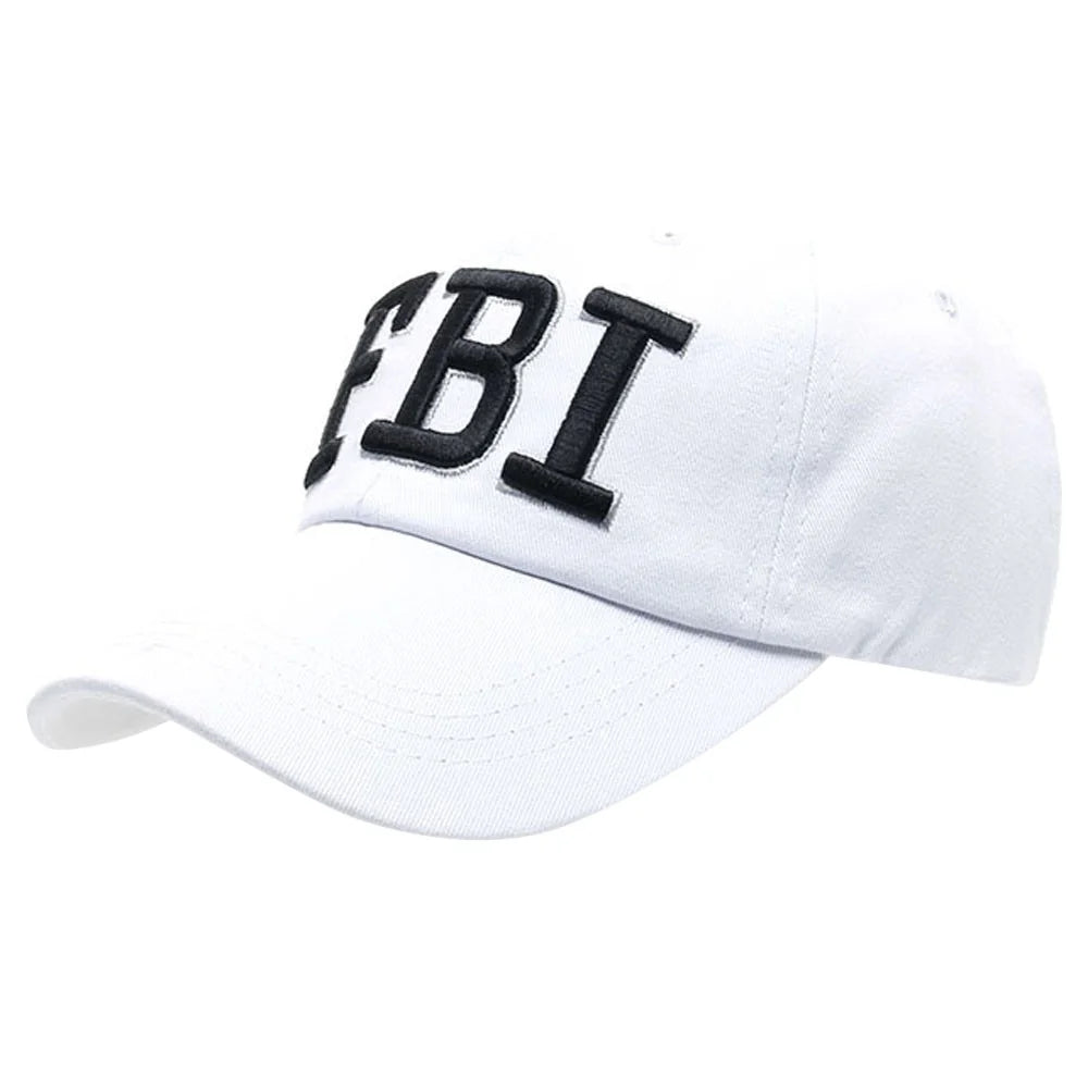 1pc Men Hat & Cap FBI Fashion Leisure Embroidery CAPS Unisex Baseball Caps