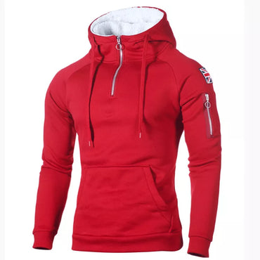 Autumn Winter Sweater Men Fashion Hoody Large Size Warm Fleece Coat Men Sweaters Hooded Sweat Shirts Pull Homme Pullover