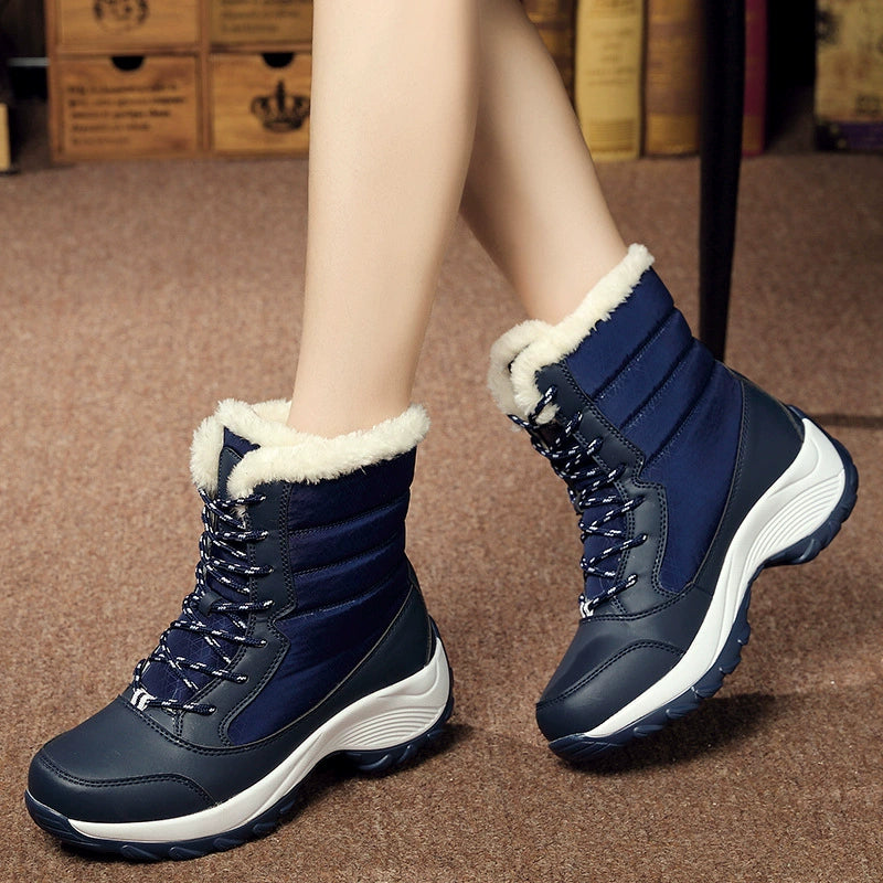 Women's Waterproof Shoes Winter Warm Snow Boots