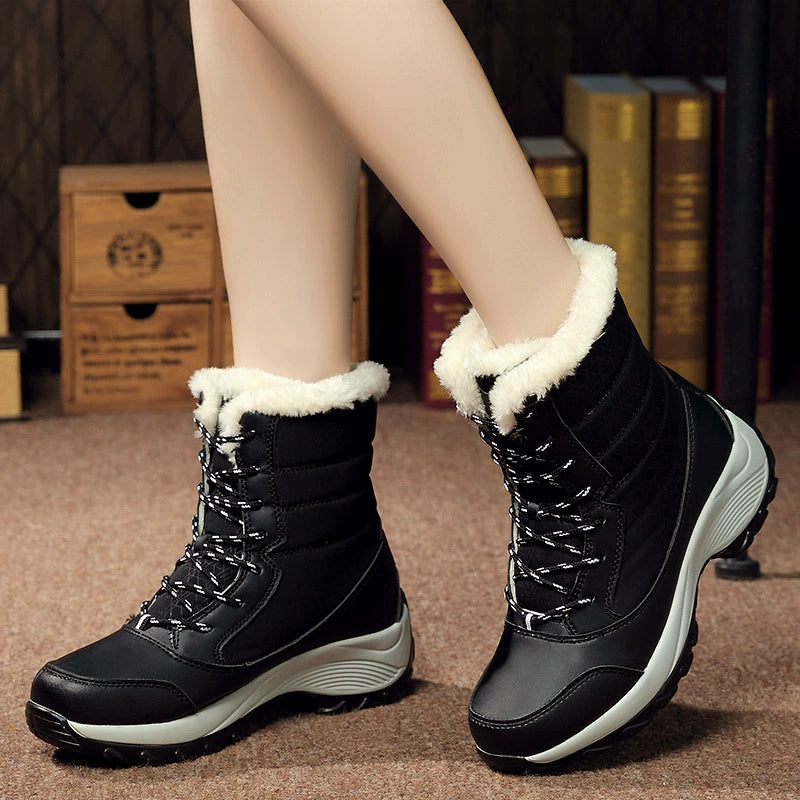 Women's Waterproof Shoes Winter Warm Snow Boots