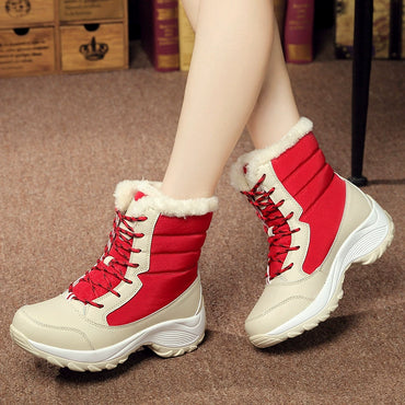 Women's Waterproof Shoes Winter Warm Snow Boots