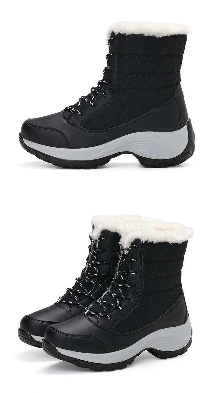 Women's Waterproof Shoes Winter Warm Snow Boots