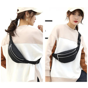 Fanny Pack Women Waist Bag Men Belt Pouch Waist Pack Female Banana Bag for Women Ladies Fashion Travel Shoulder Purse Belt Bag