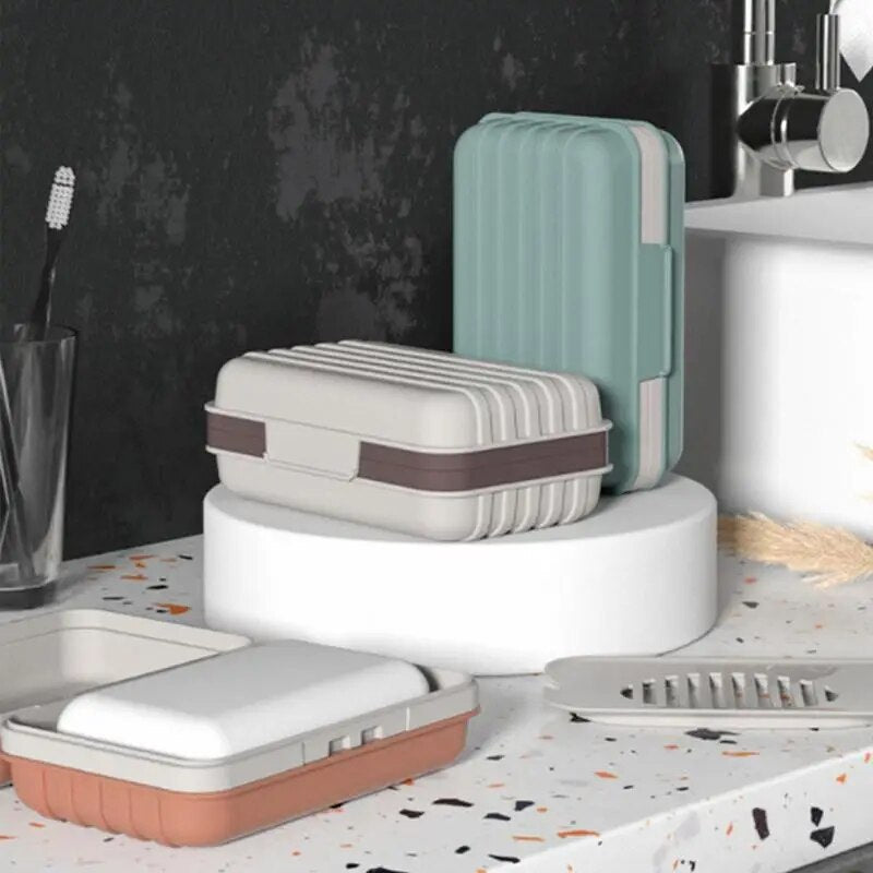 Soap Bar Holder Bar Soap Holders With Lids Soap Bar Dish Storage Leakproof Soap Box Container Holder For Shower Travel Hiking