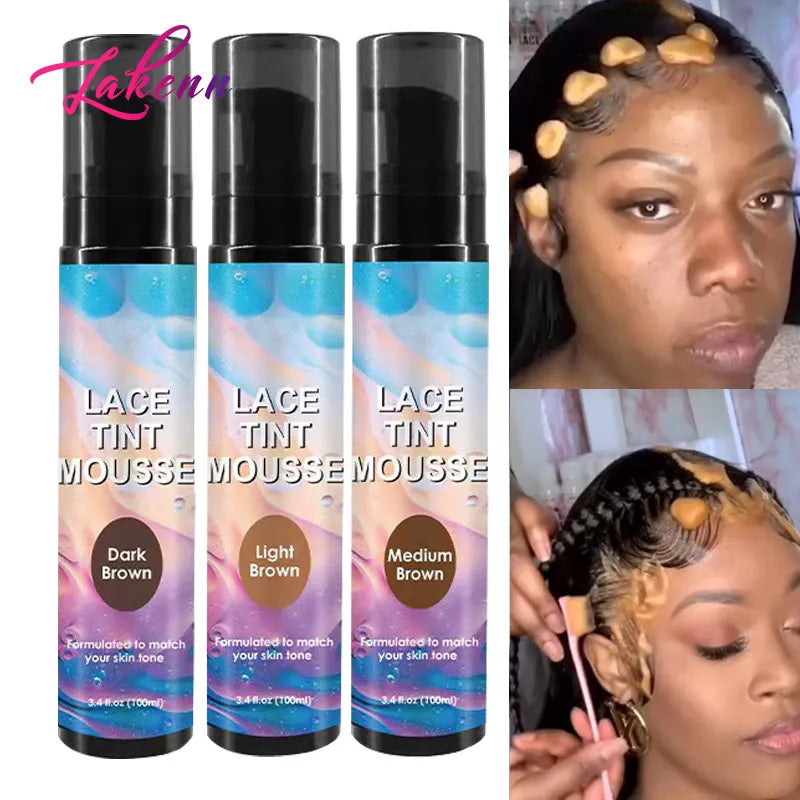 Lace Tint Mousse For Lace Wigs Hair Wigs | Perfect Match Your Skin Tone | Easy Tinting | Quick-Drying | Safe And Convenient