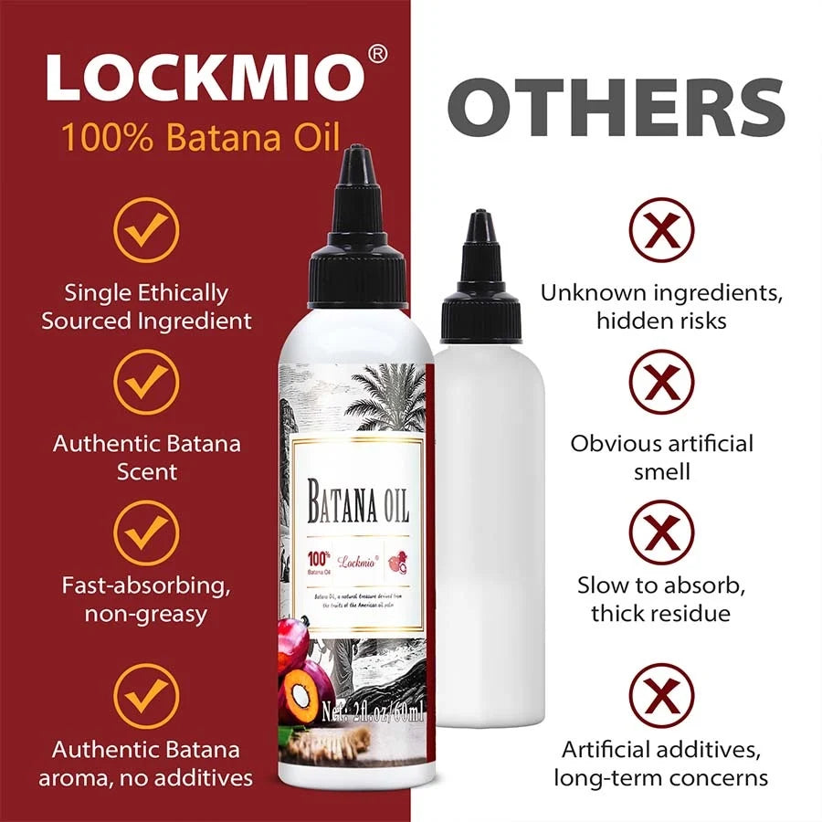 100% Batana Oil Moisturizing Nourishing Conditioner Anti-Frizz Smoothing Essence Promote Healthy Strong Hair Growth Batana Serum