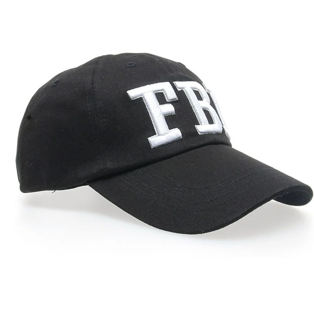 1pc Men Hat & Cap FBI Fashion Leisure Embroidery CAPS Unisex Baseball Caps