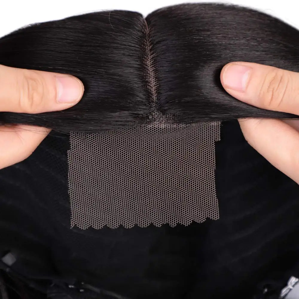 Short Bob Wigs Black Straight Hair for Women Middle Part Straight Hair  synthetic Wigs African Female  Daily