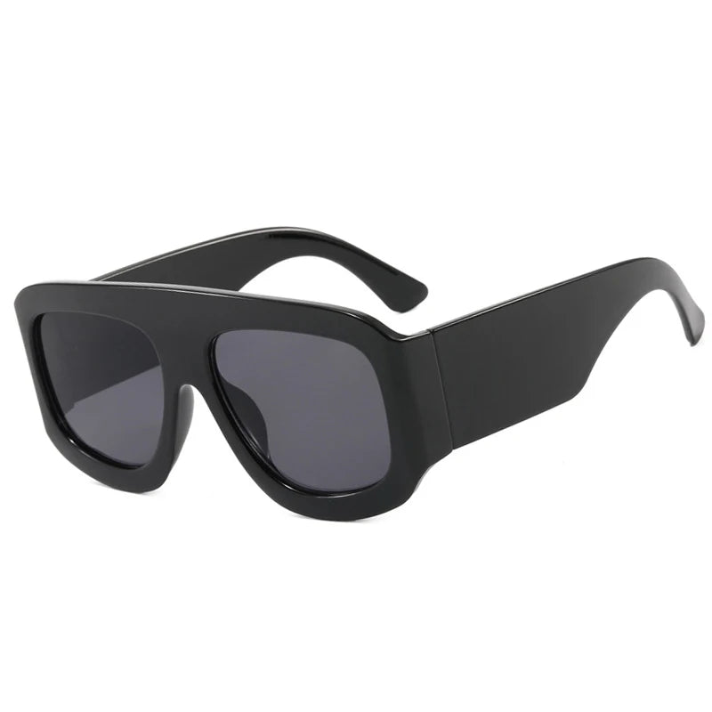 JNPCXI Oversized Square Sunglasses Fashion Gradient Women Luxury Retro Shades UV400 Outdoor Men Sun Glasses