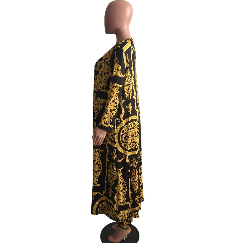 New African Print Elastic Bazin Baggy Pants Rock Style Dashiki SLeeve Famous Suit For Lady/women coat and leggings 2pcs/se