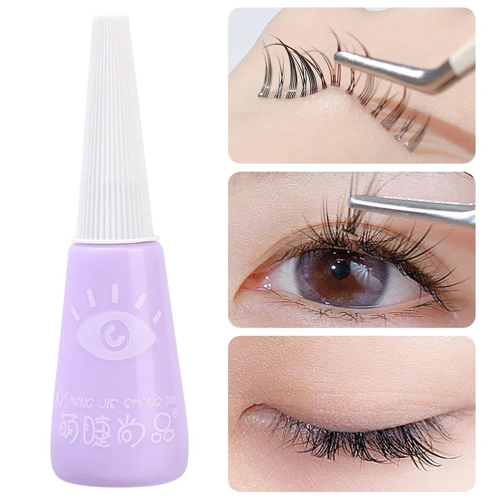 Eyelash Glue Quick Dry Waterproof Adhesive False Lash Glue Clear Fake Eyelashes Extension Long Lasting Makeup Eye Cosmetic Tools