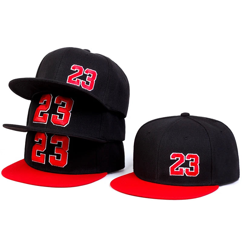 23 embroidery CAP Fashion basketball snapback Hat For men women travel adult outdoor casual sun Hats Hip Hop Baseball Caps bone