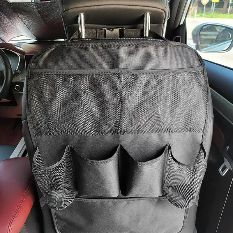 Car Seat Organizer Storage Bag Cool Wrap Bottle Bag With Mesh Pockets Multi-Pocket Travel Storage Bag/Insulated Car Seat Back