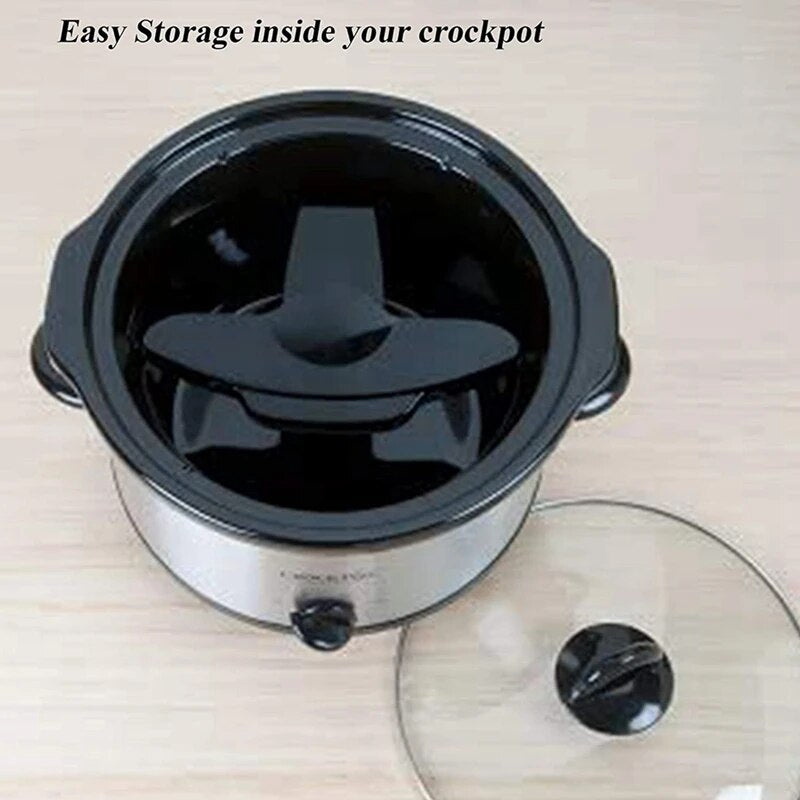 Cooking Cookers Baking Storage Rack Pot Cover Frame Pot Cover Stand Slow Cooker Lid Holder Lid Pocket