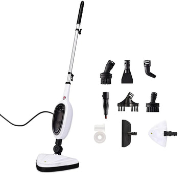 Electric Steam Mop Steam Cleaner for Tile and Hardwood 8 in 1 Floor  Steamer for Carpet Floor with Convenient Detachable Handle