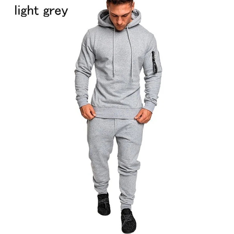 Men's Tactical Sports Suit Men Long Sleeve Camouflage Hoodies Trousers Streetwear Sweatshirt Pants Tracksuit Jogging Suits