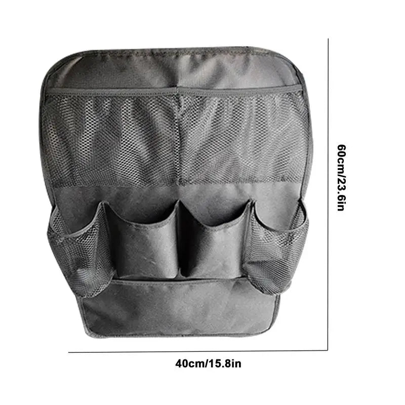 Car Seat Organizer Storage Bag Cool Wrap Bottle Bag With Mesh Pockets Multi-Pocket Travel Storage Bag/Insulated Car Seat Back