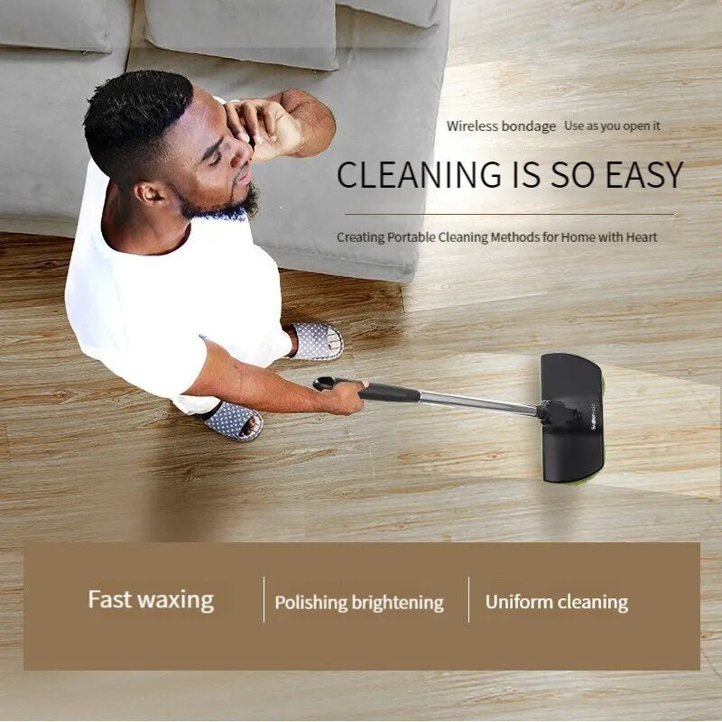 ECHOME Wireless Electric Mopping Machine 360°Rotary Mop Hand Push Household Floor Cleaning Tools Accessories Smart Cleaner Broom