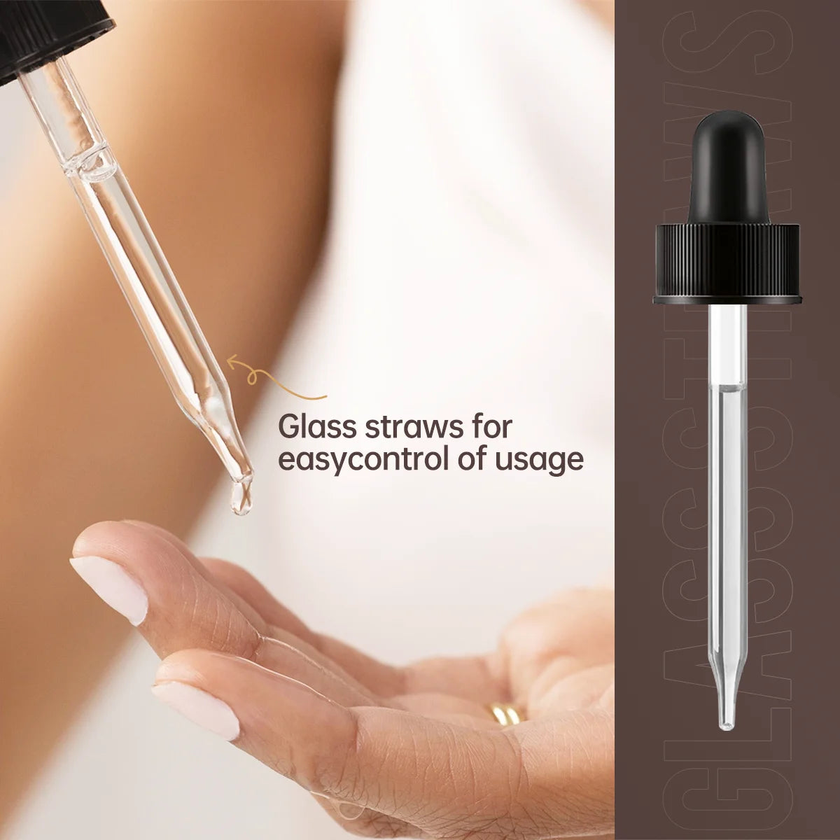 Black castor essential oil, pure essential oil, can protect hair and skin, prevent hair and scalp from drying out, repair dry