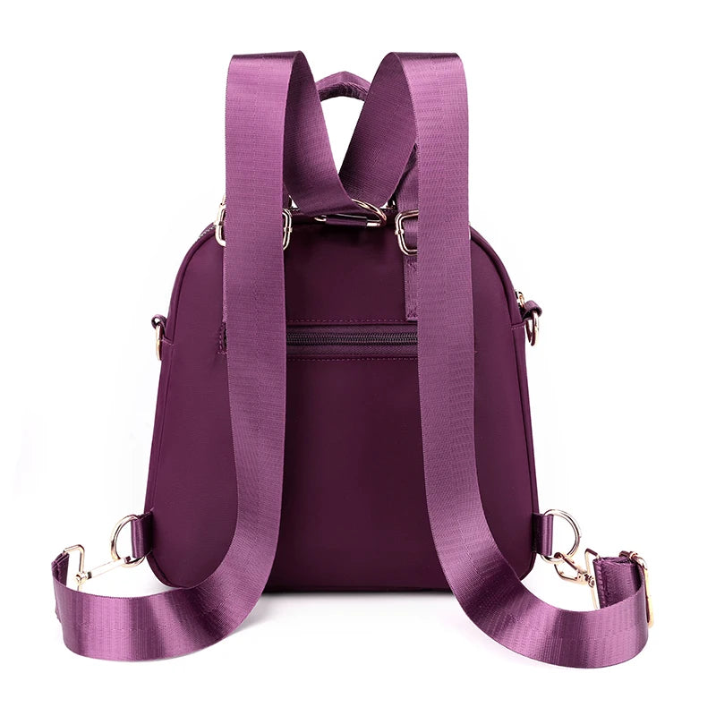 Fashion Nylon Mini Backpack Purse for Women Ladies Tote Multi-Function Casual Shoulder Bag Female Ladies School Backpack 2022