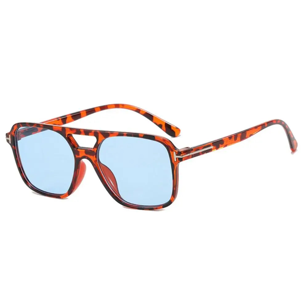 Vintage Square Sunglasses for Women Men Retro Large Square Frame 70s Sun Glasses UV400 Protection  Shades Summer Eyeglasses