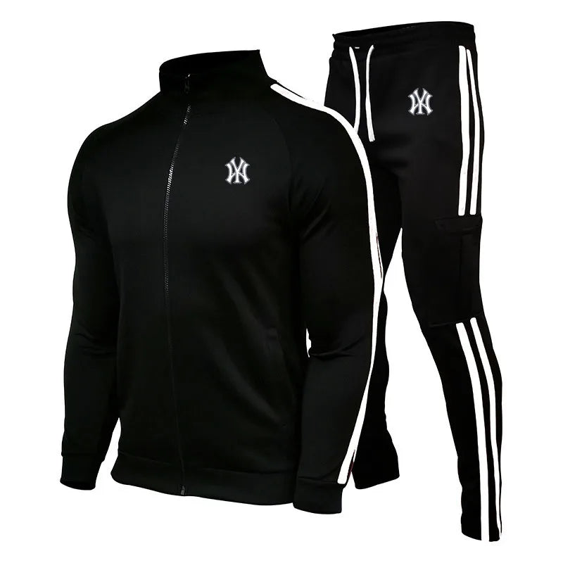 tracksuit men two piece set men tracksuit suit man sportswear brand men set hoodie sweatpants set jogging male set joggers suit