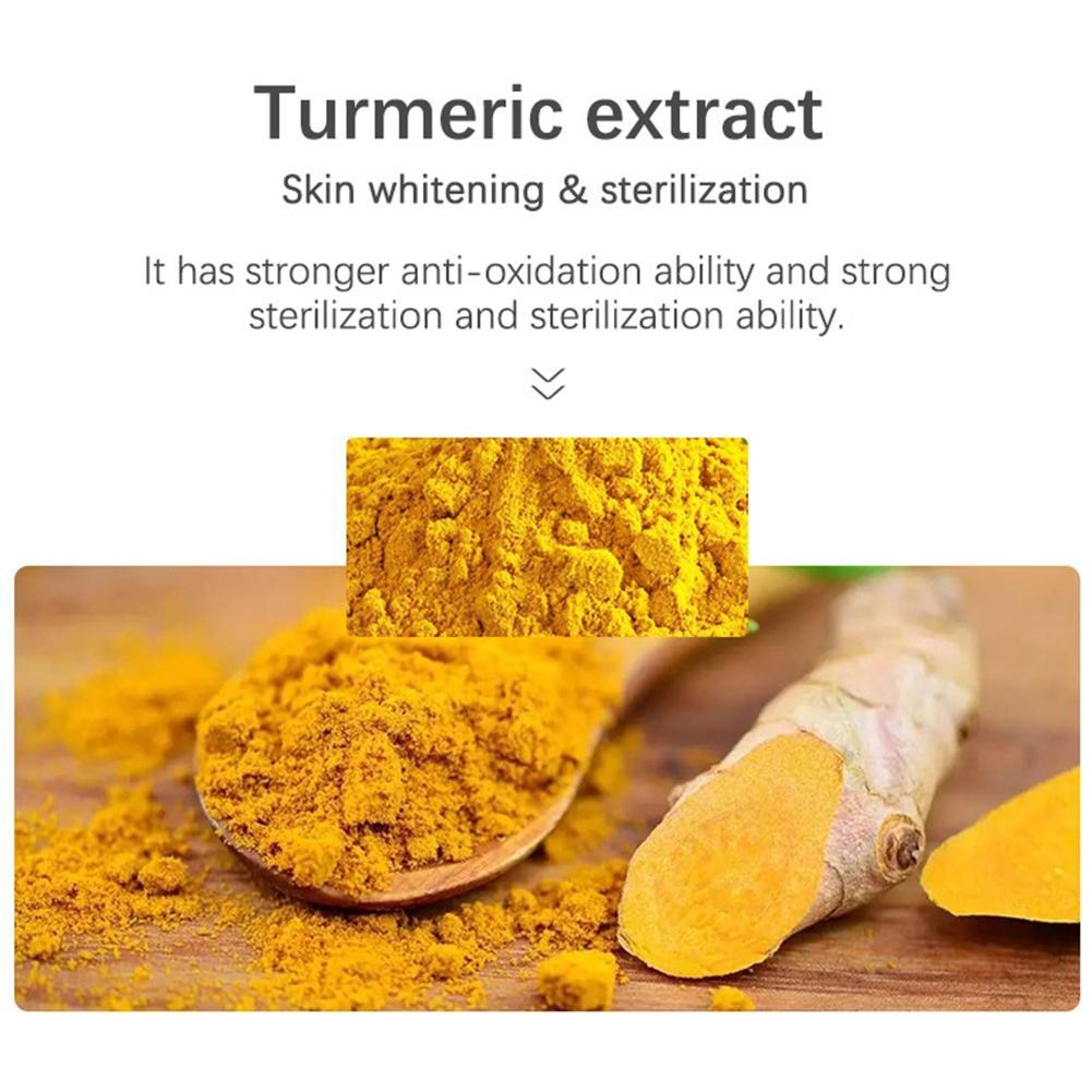 100g Turmeric Essential Oil Handmade Soap Face Wash Removal Acne Treatment Oil Control Moisturizing Whitening Soap Face Care