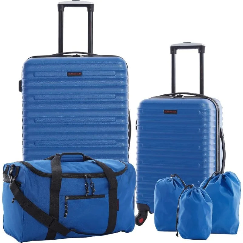 Luggage and Travel Accessories 26" Luggage, 20" Carry-On Luggage, 20" sports duffel bag and 3 packing accessory bags 6-Piece Set