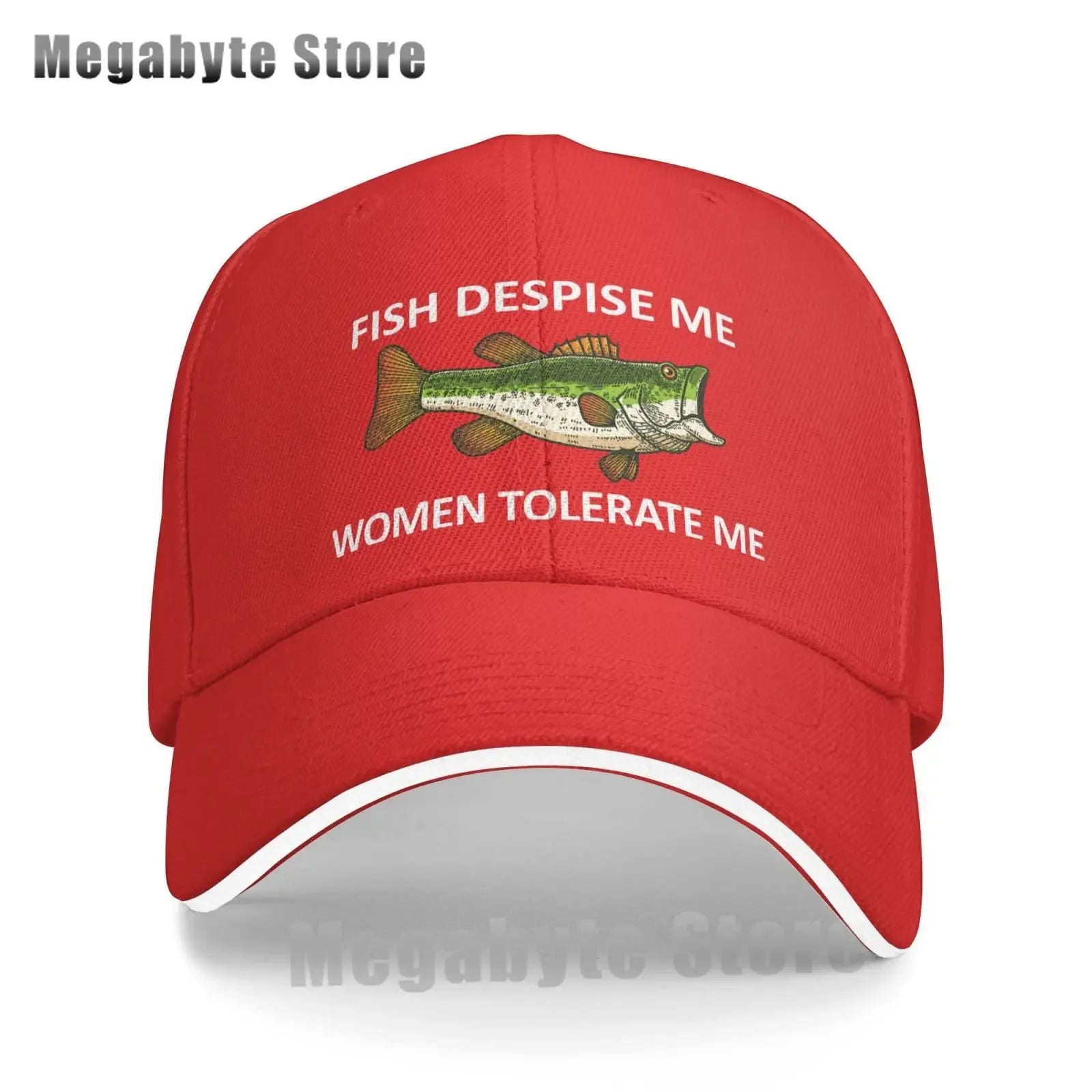 Funny Fishing Cap Fish Despise Me Women Tolerate Me Cap Men Baseball Caps Cool Cap