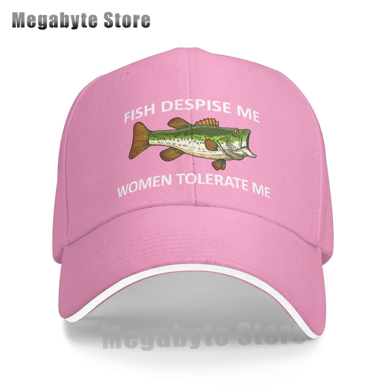 Funny Fishing Cap Fish Despise Me Women Tolerate Me Cap Men Baseball Caps Cool Cap