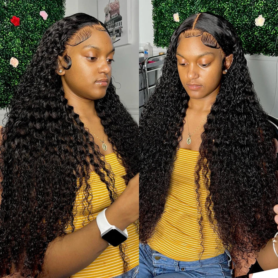 12A Raw Indian Hair Bundles Deep Wave Bundle Kinky Curly Human Hair Extensions Loose Deep Wave Water Wave For Black Women