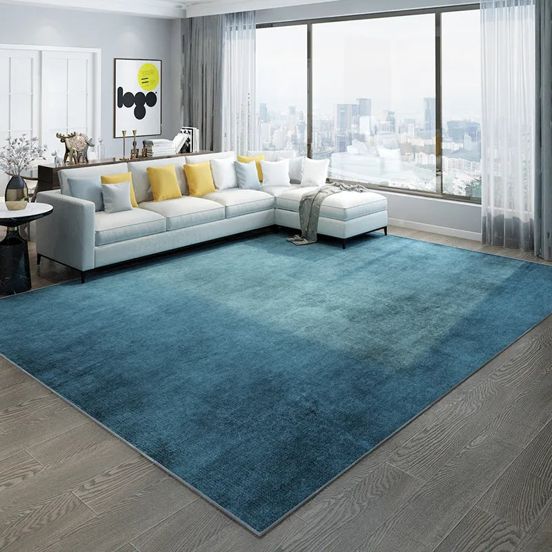 Modern Minimalist Solid Color Carpet Living Room Large Area Carpets Bedroom Decoration Rug Hotel Commercial Rugs Non-slip Mat