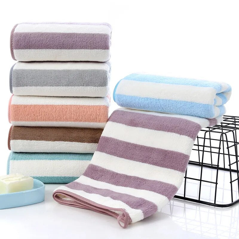 75cmx35cm Bath Towel for Adults Absorbent Quick Drying Spa Body Wrap Face Hair Shower Towels Large Beach Cloth