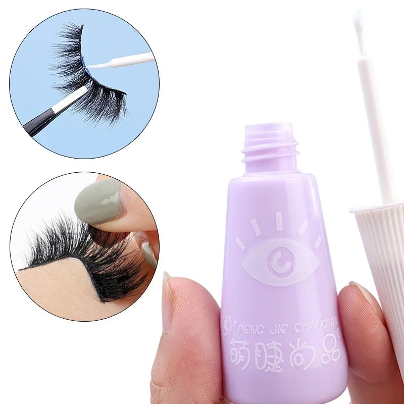 Eyelash Glue Quick Dry Waterproof Adhesive False Lash Glue Clear Fake Eyelashes Extension Long Lasting Makeup Eye Cosmetic Tools