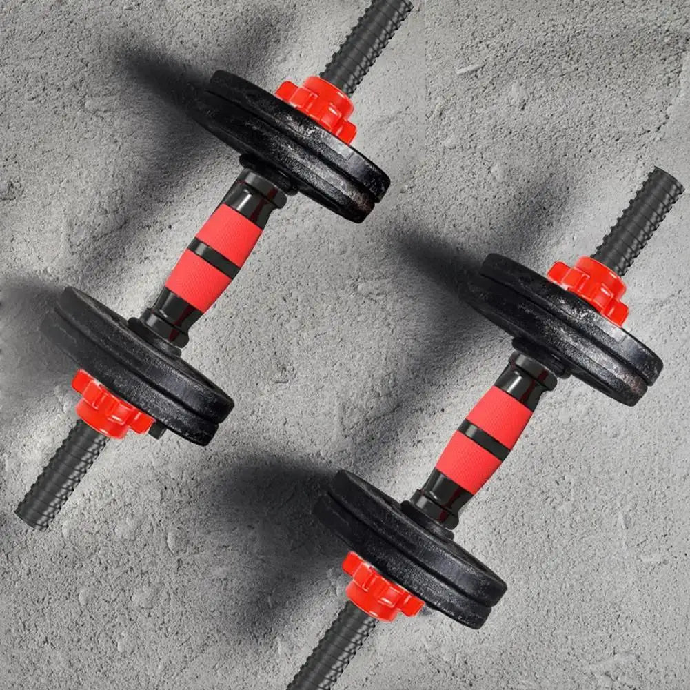 Dumbbell Bar with Barbell Buckle Barbell Bar Threaded Dumbbell Handles Powerlifting Fitness Equipment for Home Gym Accessories